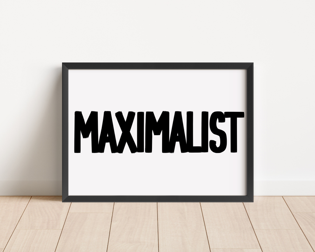 Maximalist Print Posters, Prints, & Visual Artwork Pretty Average   