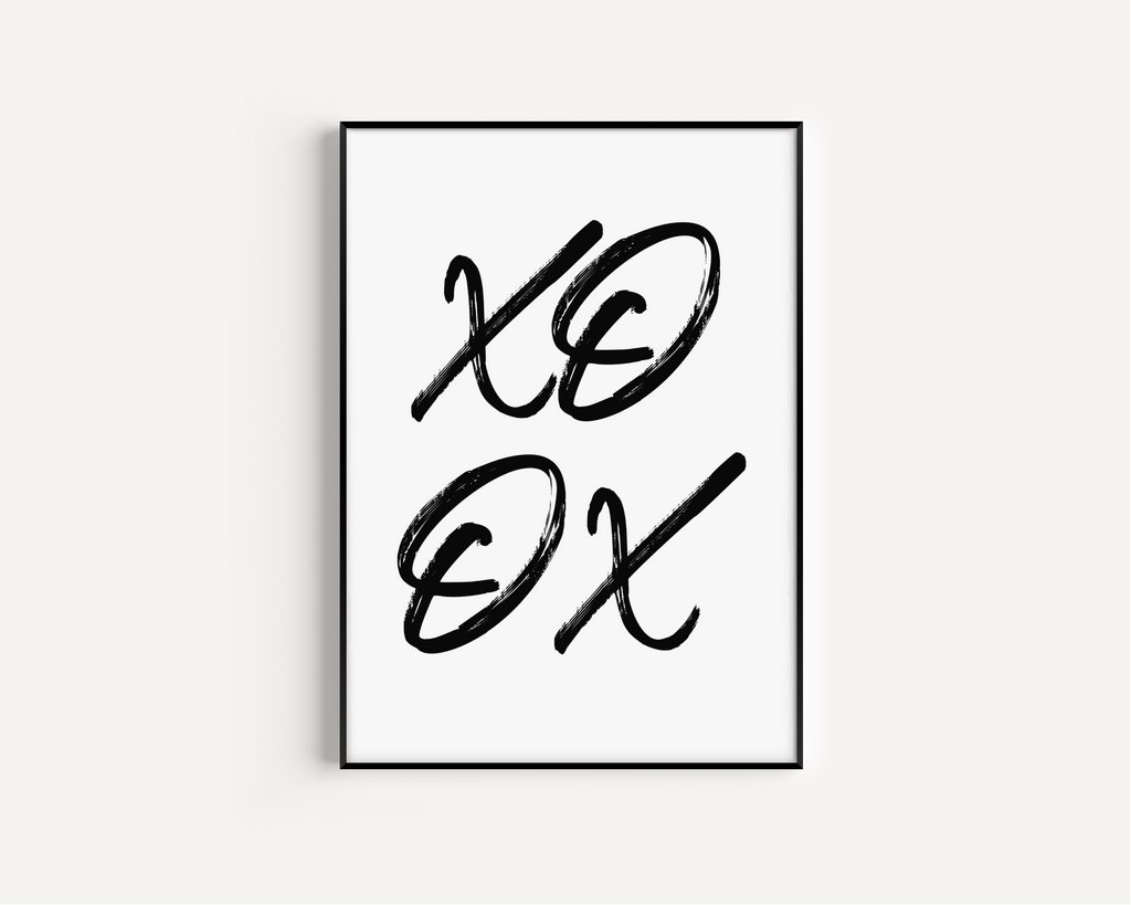 XOXO Print Posters, Prints, & Visual Artwork Pretty Average   