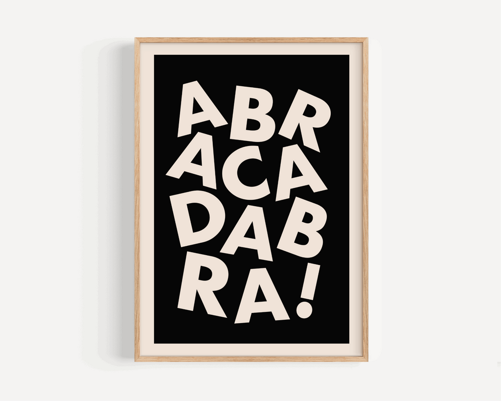 Abracadabra! Print Posters, Prints, & Visual Artwork Pretty Average   