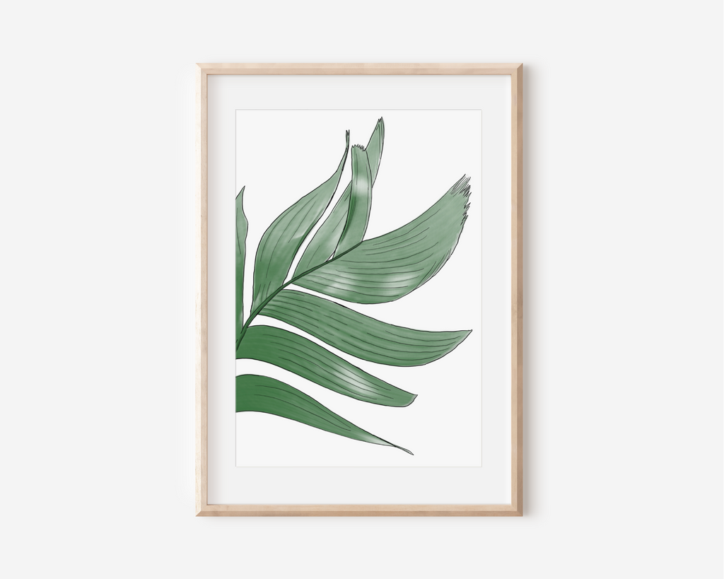 Tropical Leaf Print no.3 Posters, Prints, & Visual Artwork Pretty Average   