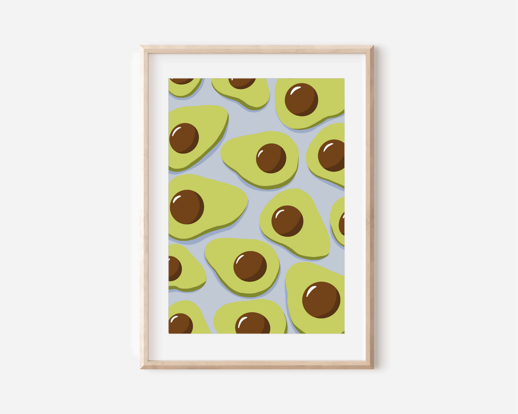 Avocado Print - Other Colours Available Posters, Prints, & Visual Artwork Pretty Average   