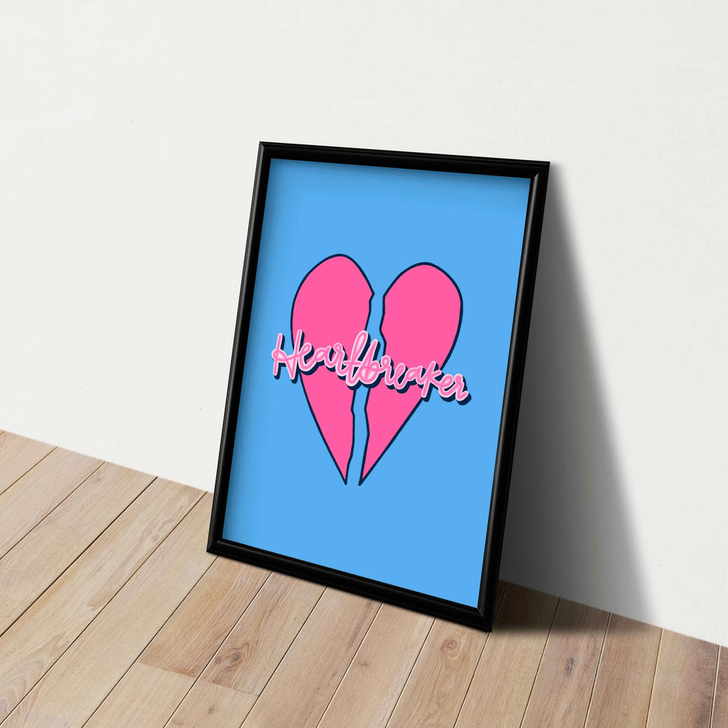 Heartbreaker Print Posters, Prints, & Visual Artwork Pretty Average   