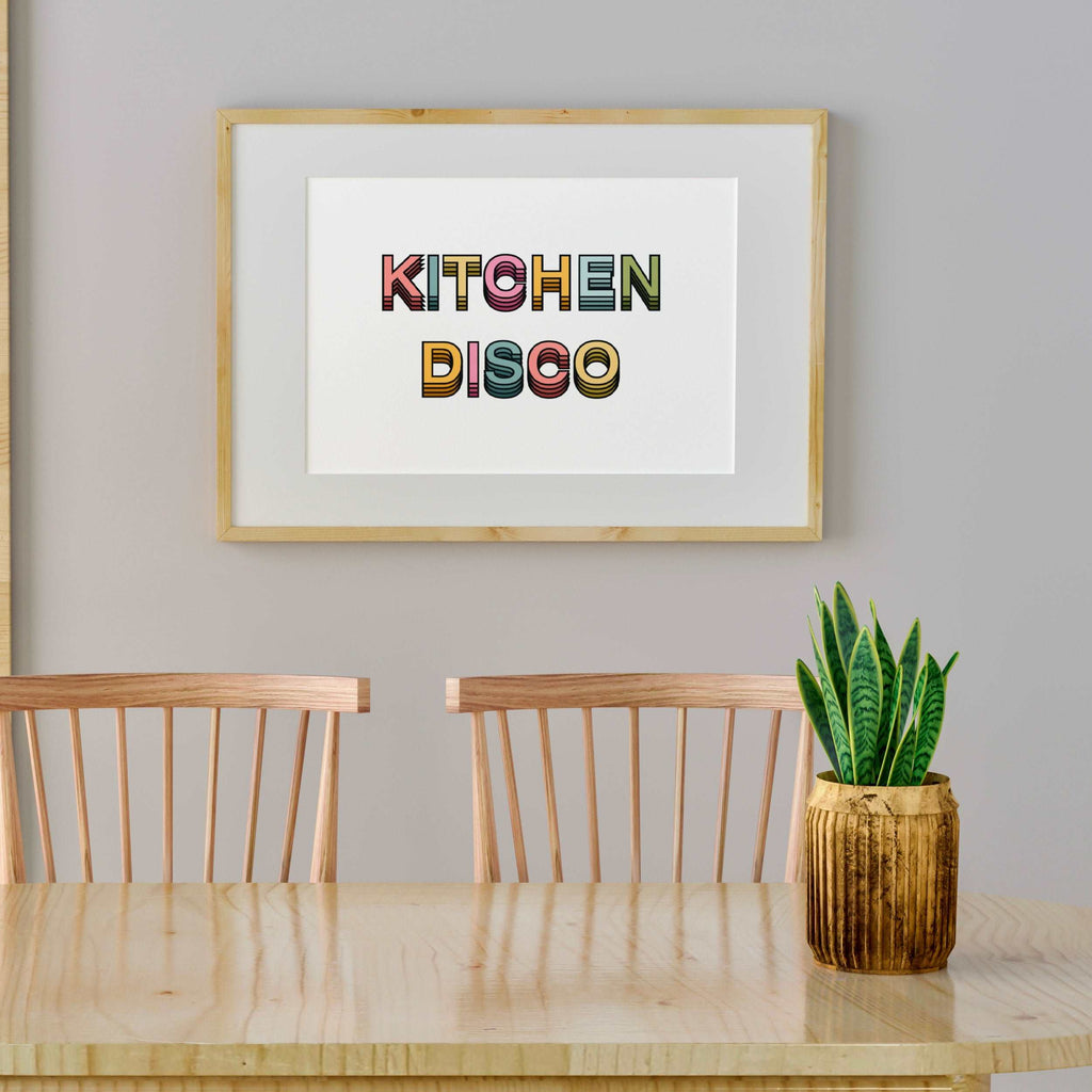 Kitchen Disco Print Posters, Prints, & Visual Artwork Pretty Average   