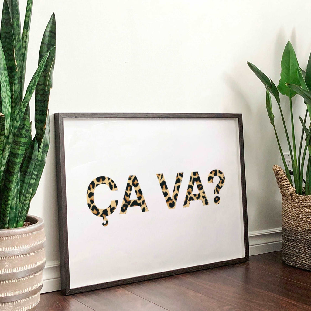 Ca va? Print Posters, Prints, & Visual Artwork Pretty Average   