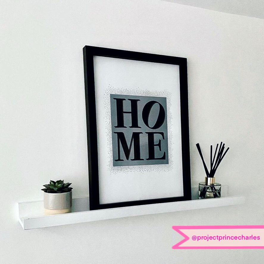 Home Print - Grey Posters, Prints, & Visual Artwork Pretty Average   