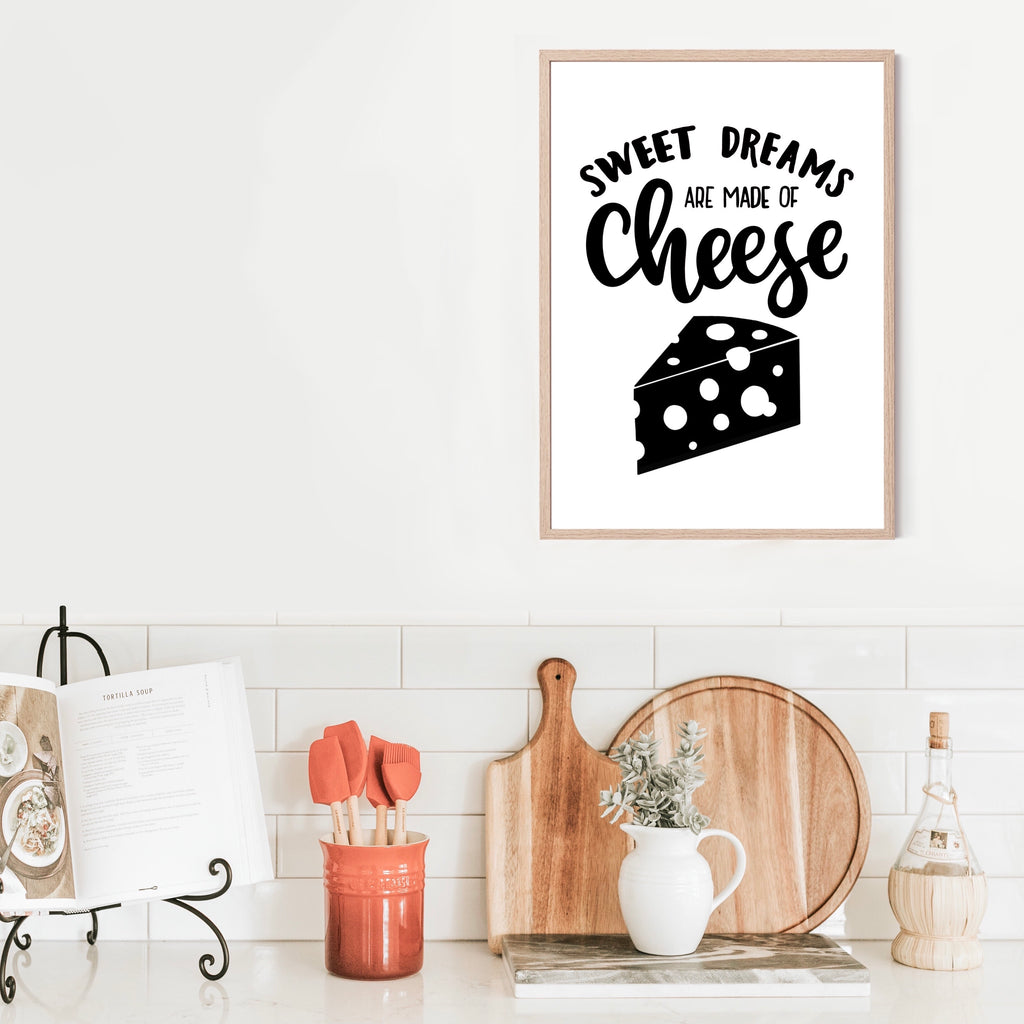 Sweet Dreams Are Made Of Cheese, Print Posters, Prints, & Visual Artwork Pretty Average   