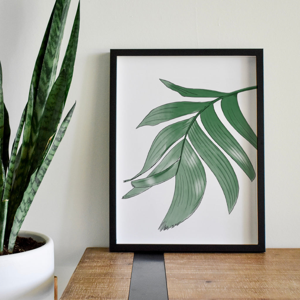 Tropical Leaf Print no.2 Posters, Prints, & Visual Artwork Pretty Average   