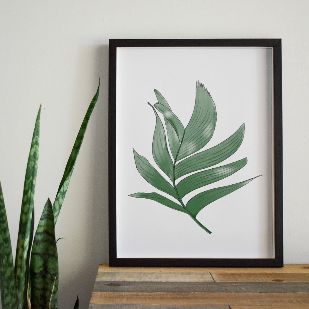 Tropical Leaf Print Posters, Prints, & Visual Artwork Pretty Average   